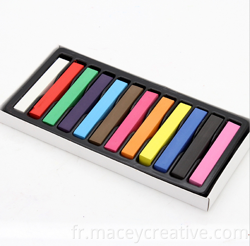 36 couleurs couleur temporaire craie ensemble de mode cheveux de la mode craie crayons crayons colorant pour les cheveux